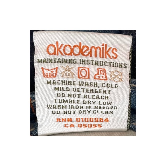 Akademiks Men's Vintage Y2K Loose Fit 5-Pocket Jeans-34W x 32L - Picture 3 of 7